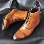 3色メンズショートブーツバイクブー...