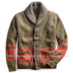 ニットカーディガンメンズケーブルニ...