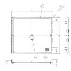 * этот день отгрузка * Mitsubishi Electric [ P-25KS3 ] стандарт вытяжной вентилятор для система часть материал weather покрытие для репеллент от моли сеть 