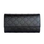 最新作! グッチ GUCCI 二つ折り 長財布 ブラック 779785 CWC1G 1000【新品 正規品】レディース メンズ兼用 正規アウトレット品【純正紙袋選択可】本物保証!!