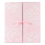 ミドリ 色紙 カラー色紙 両開き リボン 桜柄 33146006