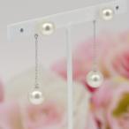 Yahoo! Yahoo!ショッピング(ヤフー ショッピング)【送料無料】Ｋ１８WG　アコヤ真珠  ピアス 7.0mm〜 6.5mm〜 パーティー　結婚式　卒業式　入園式　入学式　母の日　プレゼント　ホワイトデー　冠婚葬祭