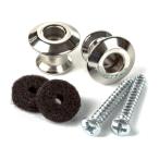 Dunlop (Jim Dunlop) STRAPLOK DUAL DESIGN STRAP BUTTON SETS NICKEL [2PSLS031N]