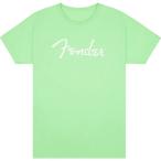Fender FENDER SPAGHETTI LOGO T-SHIRT SURF GREEN（Lサイズ）