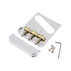 Fender USA 3-Saddle American Pro Telecaster Bridge Assembly， Chrome [#0992005000]