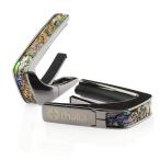 Thalia Capo Exotic Shell Series Black Chrome PAUA HEART [ новый specification ]ta задний kapo