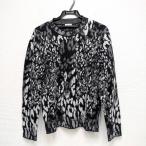 ショッピング柄 Dz416561 サンローラン セーター トップス レオパード柄ニット メンズ SAINT LAURENT 中古美品