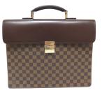Dz742981 ルイ・ヴィトン ビジネスバッグ 書類鞄 ブリーフケース アルトナPM ダミエ N53315 ブラウン メンズ LOUIS VUITTON 中古【質みなみ・太宰府店】