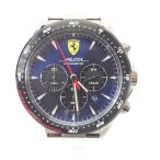 Ft1024661 フェラーリ 腕時計 Scuderia Ferrari Pilota Chronometro SF.14.1.34.0508 ネイビー文字盤 メンズ Ferrari 中古【質みなみ・二又瀬店】