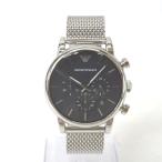 Ft1050671 エンポリオ・アルマーニ 腕時計 クロノグラフ AR-1811 ブラック文字盤 メンズ Emporio Armani 中古【質みなみ・二又瀬店】