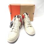ショッピングDUNK Ft1314191 ナイキ スニーカー NIKE DUNK HIGH PREMIUM 312786 221 ベージュ/オレンジ 28.5cm メンズ NIKE 中古