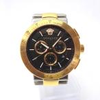 Ft548211 ヴェルサーチ 腕時計 クロノグラフ ミスティック スポーツ ブラック文字盤 メンズ VERSACE 中古 良好【質みなみ・二又瀬店】