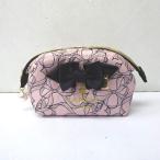 Ft562461 ランバン ポーチ リボン柄 ピンク レディース LANVIN 中古【質みなみ・二又瀬店】