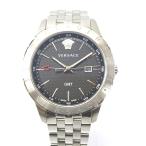 Ft564841 ヴェルサーチ 腕時計 GMT メデューサ  SS ブラック系色 メンズ VERSACE 中古【質みなみ・二又瀬店】