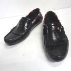 Ft599641 Gucci обувь обувь для вождения кисточка заклепки черный мужской GUCCI хранение товар * б/у 