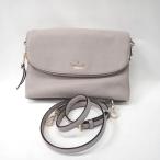 Ft625072 ケイトスペード ショルダーバッグ レザー PXRU7831 グレー レディース Kate Spade 中古