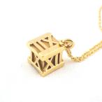 Ft869071 ティファニー ネックレス キューブ ペンダント アトラス K18ローズゴールド レディース TIFFANY&amp;amp;Co. 中古【質みなみ・二又瀬店】