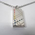 Yahoo! Yahoo!ショッピング(ヤフー ショッピング)Ft933741 ポールスミス ペンダントネックレス プレート SS シルバー×マルチカラー メンズ Paul Smith 中古【質みなみ・二又瀬店】
