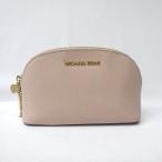 Ft975331 マイケルコース ポーチ ハート チェーンファスナー ピンクベージュ レディース Michael Kors 中古【質みなみ・二又瀬店】