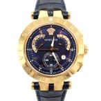 IT304411 ヴェルサーチ 腕時計 クロノグラフ Vレース 23C ネイビー文字盤 クオーツ メンズ VERSACE 中古【質みなみ・板付店】
