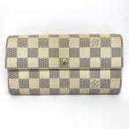 ショッピングIT IT335421 ルイ・ヴィトン 長財布 ポルトフォイユ・サラ ダミエ・アズール N61735 LOUIS VUITTON 中古