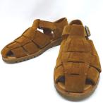 KR1884 パラブーツ 靴 グルカ サンダル スエード パシフィック PACIFIC SPORT size 41 コニャック ライトブラウン系 メンズ Paraboot ..