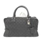 ショッピングロエベ NA412961 ロエベ ハンドバッグ アナグラム アマソナ36 キャンバス ブラック レディース LOEWE 中古