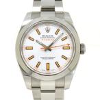 Th325421 ロレックス メンズ腕時計 ミルガウス 116400  ランダム番 ホワイト文字盤  ...