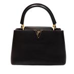 Th524251 ルイ・ヴィトン カプシーヌMM M42259 ハンドバッグ ショルダーバッグ トリヨン ブラック系 レディース LOUIS VUITTON 中古