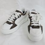 Ts564861 ルイ・ヴィトン 靴 タイムアウト モノグラム ホワイト ＃35 1/2 レディース LOUIS VUITTON 美品