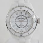 Ts745461 シャネル 腕時計 12ポイントダイヤ付 J12 H1629 ホワイト 白文字盤 メ ...