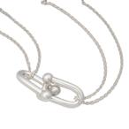 ◆ミウラ◆ ティファニー TIFFANY&Co. ハードウェア ラージ ダブル リンク ペンダントネックレス シルバー925 仕上済
