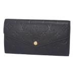 ショッピングヴィトン ◆ミウラ◆ ルイ・ヴィトン LOUIS VUITTON ポルトフォイユ サラ 長財布 M82257 ノワール モノグラム アンプラント
