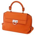 * Miura * Salvatore * Ferragamo Salvatore Ferragamo sophia gun chi-ni2WAY ручная сумочка кожа orange 