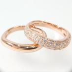 Yahoo! Yahoo!ショッピング(ヤフー ショッピング)【送料無料】ヴァンドーム VENDOME K18PG ダイヤモンド計0.45ct セットリング 4way 9号★新品仕上げ済★