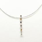 Yahoo! Yahoo!ショッピング(ヤフー ショッピング)【送料無料】ミキモト MIKIMOTO K18WG マルチカラーダイヤモンド計0.33ct ネックレス★新品仕上げ済★