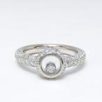 [ бесплатная доставка ] Chopard Chopard 750WG happy бриллиант 1P diamond / раунд кольцо с бриллиантом 9 номер 82/2902-20* с гарантией * прекрасный товар 