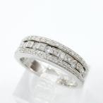 [ бесплатная доставка ] Damiani DAMIANI 750WG bell Epo k бриллиантовое кольцо 12.5 номер * фирменный магазин произведена отделка 