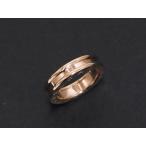 [ прекрасный товар ][ б/у ] BVLGARI BVLGARY B-zero1 Be Zero One 1 частота кольцо XS 750PG розовое золото #50( внутренний размер примерно 10 номер )