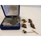 Yahoo! Yahoo!ショッピング(ヤフー ショッピング)本物■黒珊瑚■ピン・ゴールド色■べっ甲色■黒色■カフスSET■/N10231