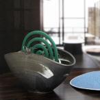 信楽焼夏の風物詩黒ハケメ蚊遣り陶器...