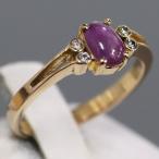 K18スタールビーダイヤモンドリング 2.0g #9 ピンクゴールド