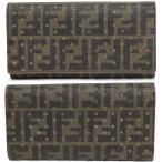 フェンディ ズッカ スター コンチネンタルウォレット(8M0000)