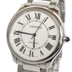 カルティエ ロンド マスト ドゥ カルティエ(WSRN0035)Cartier 40mm ローマ数字 AT