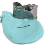 ショッピングティファニー ティファニー エルサ・ペレッティ スモール ボーン カフ バングル ルテニウム 右手用 68.3g