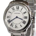 カルティエ ロンド マスト ドゥ カルティエ(WSRN0034)Qz 36mm ローマ数字 シルバー文字盤