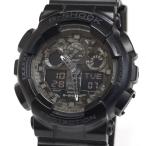 カシオ G-SHOCK カモフラージュダイアルシリーズ(GA-100CF-1AJF)アナログデジタル ブラック