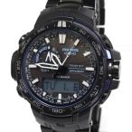 カシオ プロトレック Blue Moment(PRW-6100YT-1BJF)PROTREK ソーラー電波 ブラック ブルー