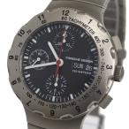 ポルシェデザイン チタン クロノグラフ by エテルナ(6500.10)ブラック文字盤 40.5mm PORSCHE DESIGN