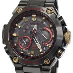 カシオ G-SHOCK MR-G 赤備え(MRG-G1000B-1A4JR)タフソーラー ブラック レッド ゴールド